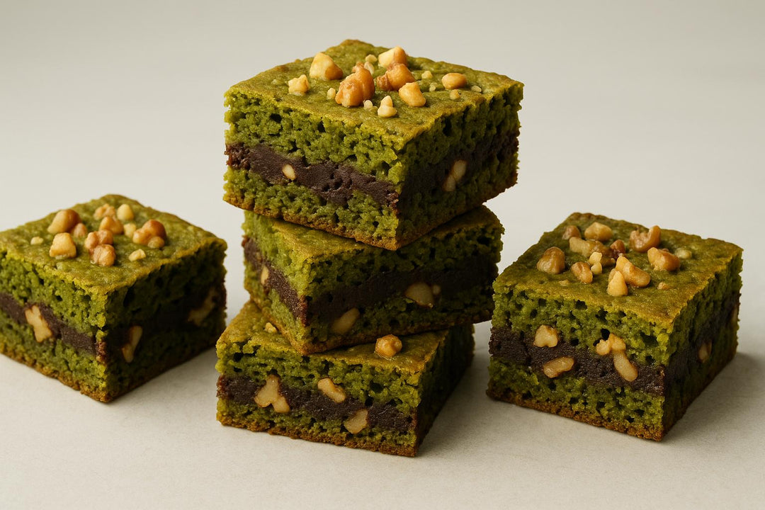 Matcha Brownies z Orzechami: Twój Nowy Ulubiony Smakołyk
