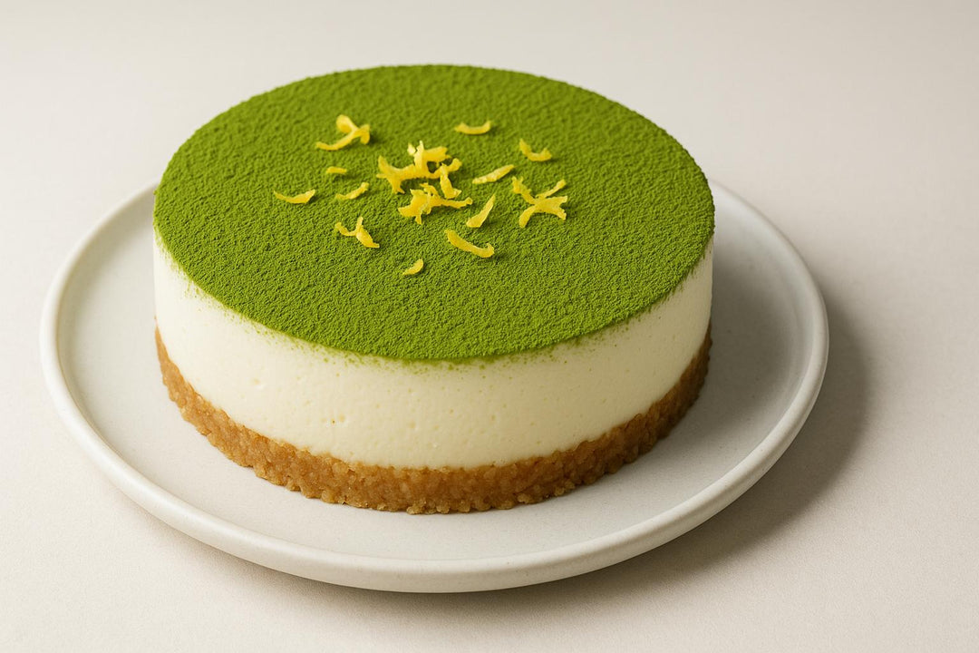 Lemon Matcha Cheesecake Vibes