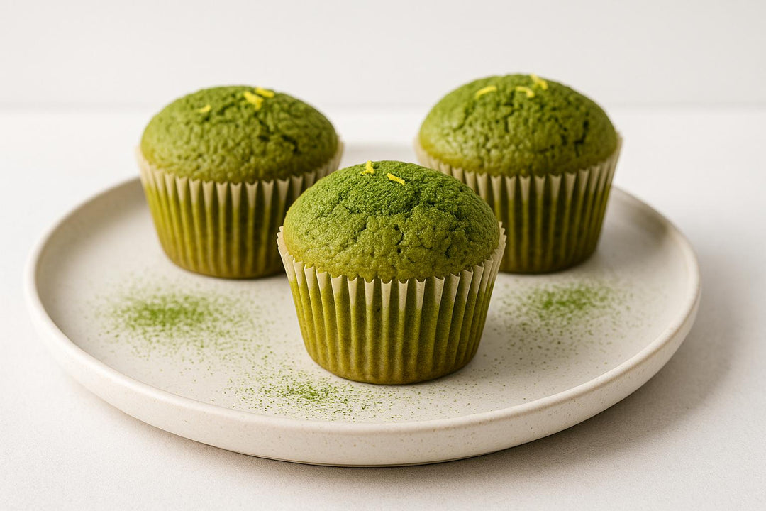 Bezglutenowe Muffiny z Cytrynową Matchą