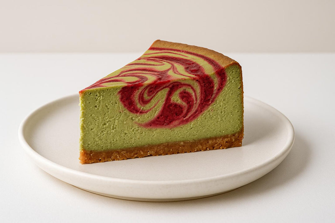 Sernik Matcha z Malinowym Wirkiem