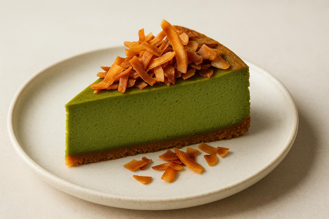 Sernik Matcha z Kokosowym Twist'em