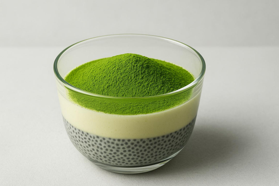 Waniliowy Pudding z Matchą - Gen-Z Style