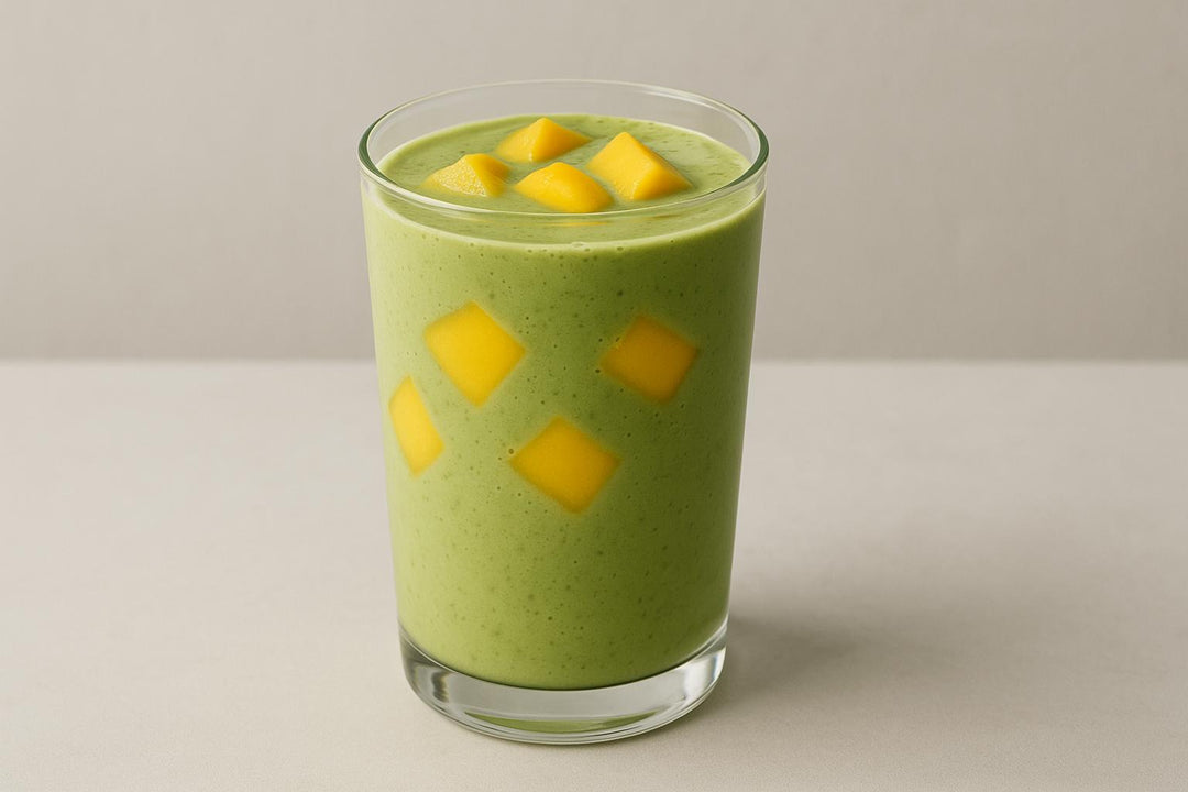 Egzotyczne Matcha Mango Lassi