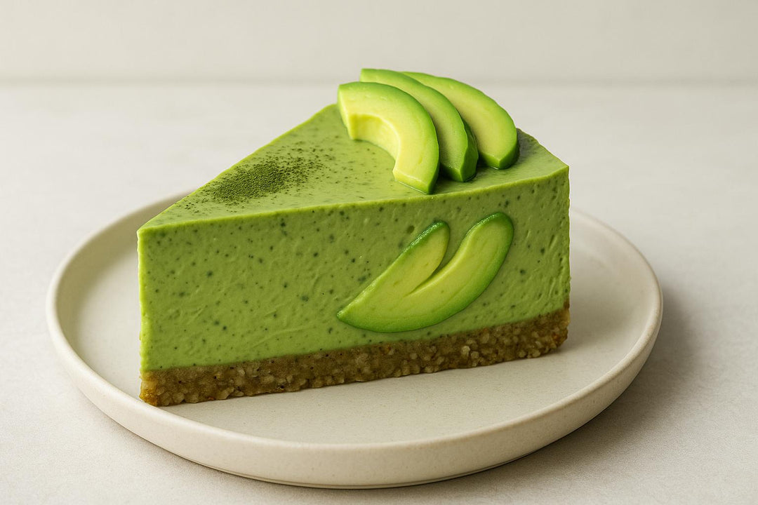 Mega Matcha Avocado Cheesecake
