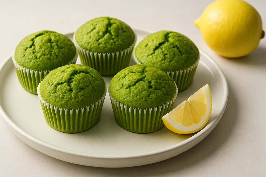 Cytrynowe Muffiny z Matchą - Bezglutenowy Hit!