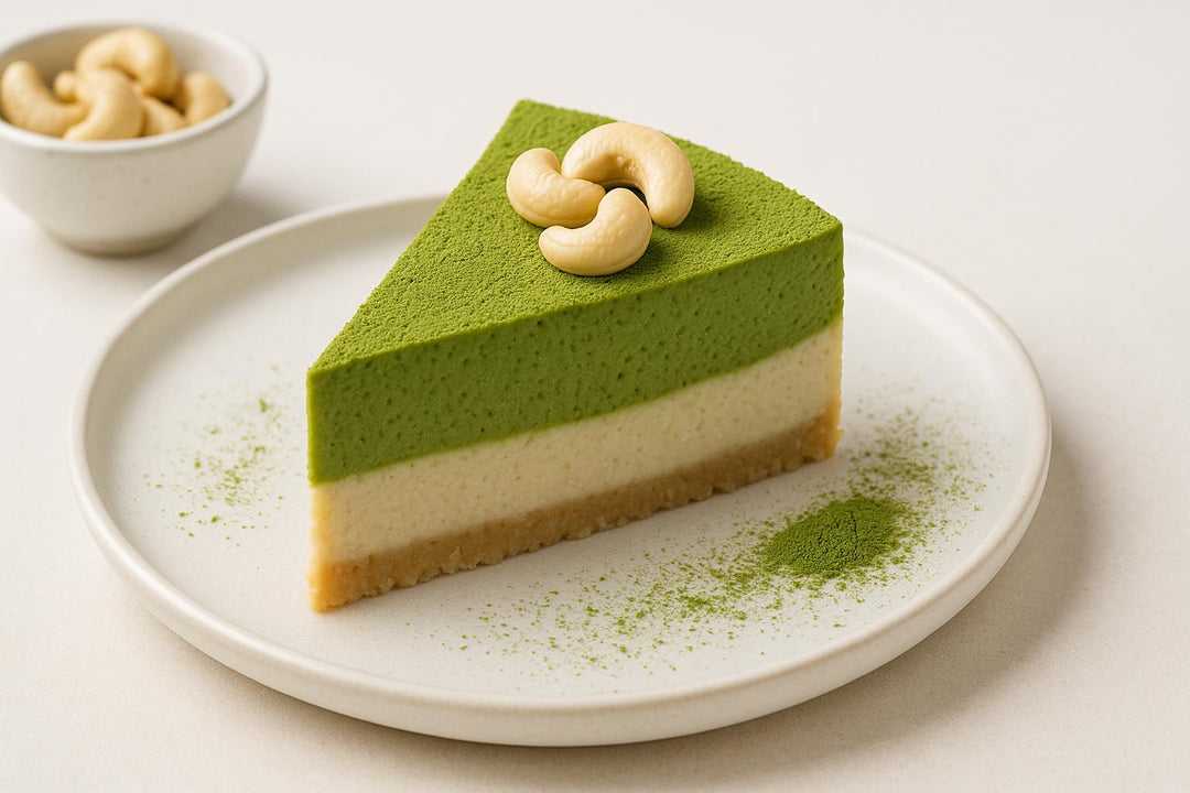 Chill Vegan Matcha Sernik na Zimno