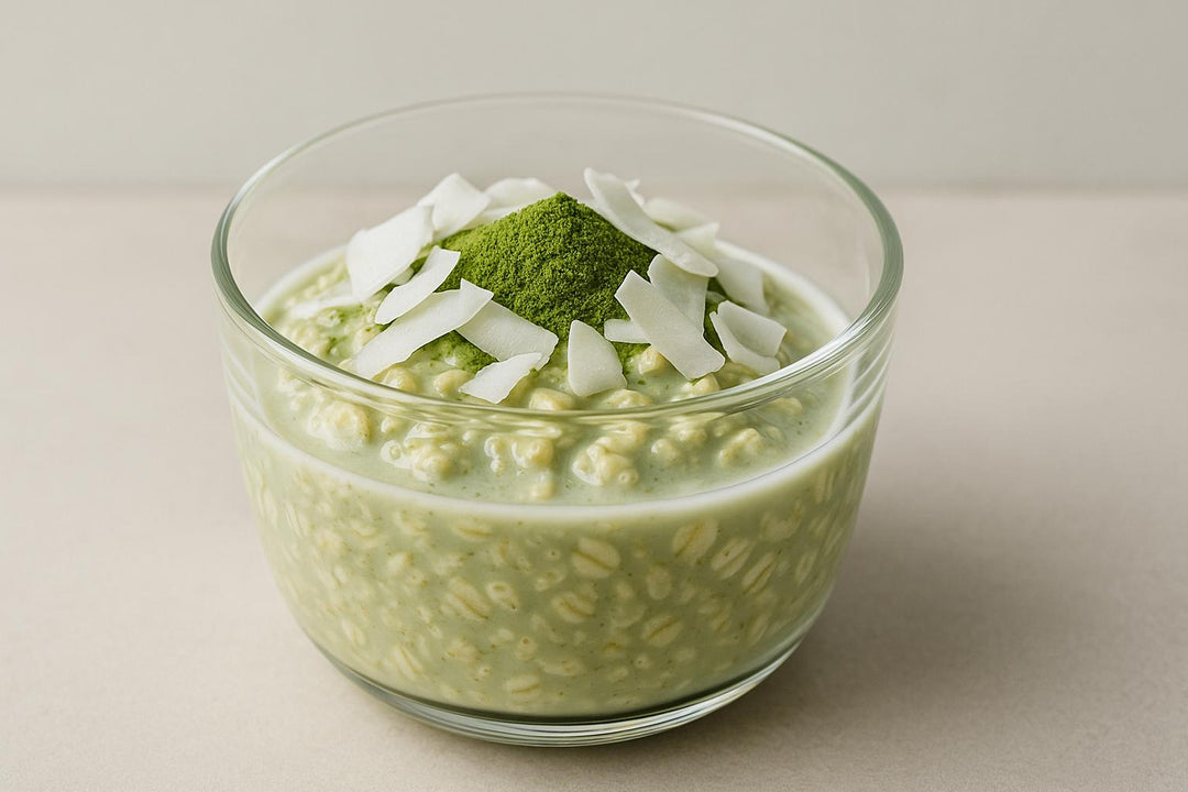 Zielone Śniadanie: Matcha Coconut Oats