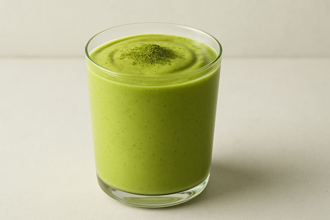Zielone Matcha Awokado Smoothie