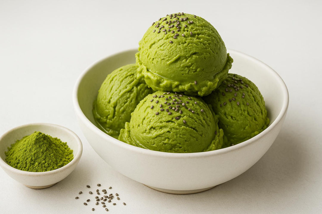 Wegańskie Lody Matcha na Lato