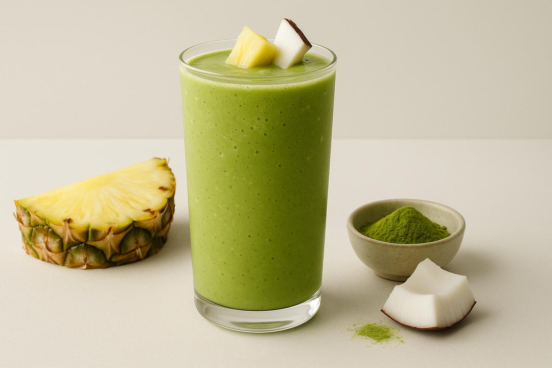 Tropikalny Szał: Matcha Smoothie