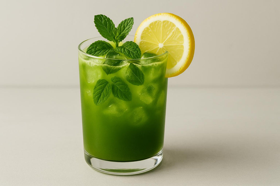 Iced Mint Matcha Lemonade Vibes