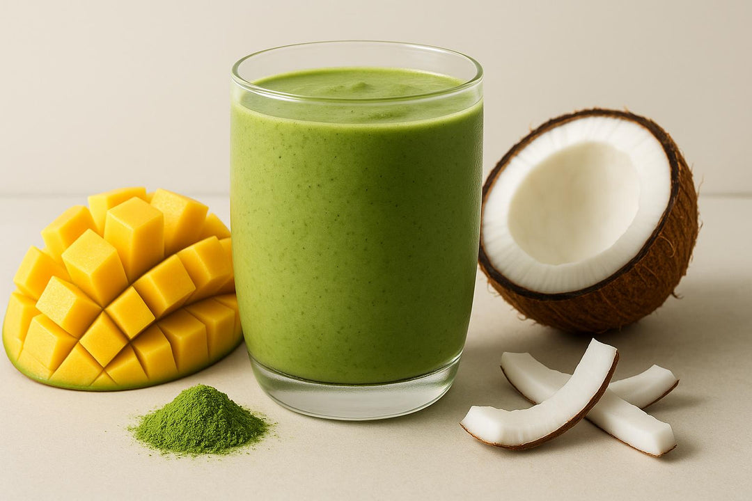 Tropikalne Smoothie z Matchą