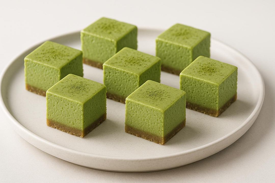 Mini Matcha Cheesecake Bites