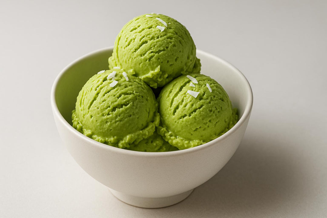 Orzeźwiające Lody Matcha z Kokosem