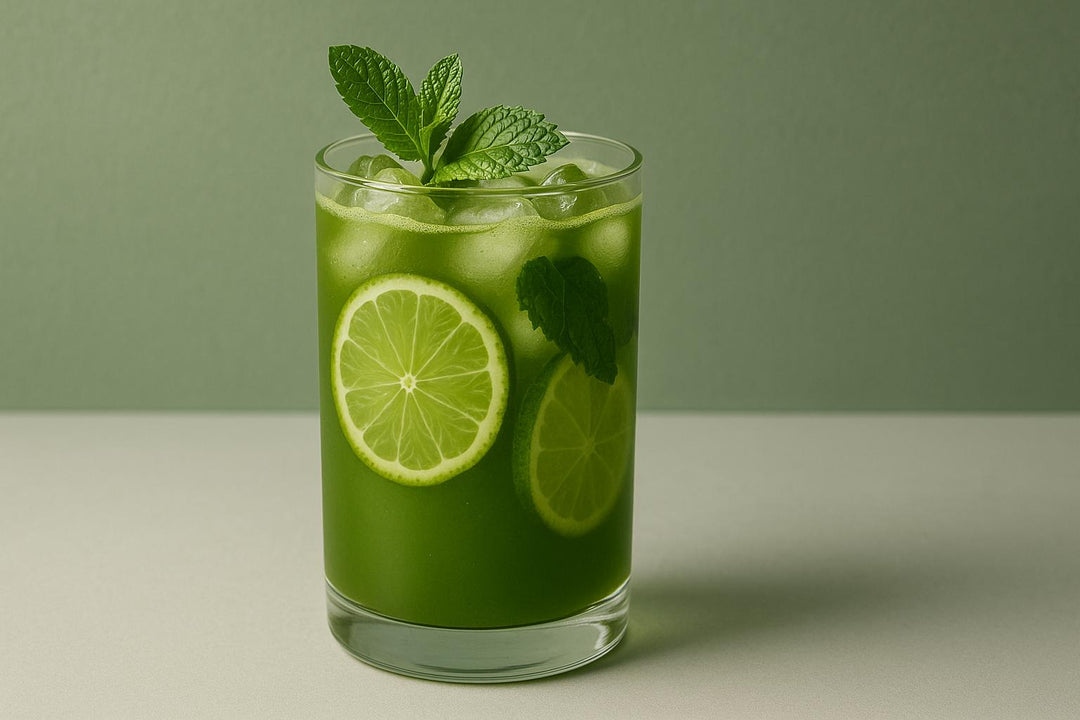 Zielony Vibe: Matcha Mojito Mocktail