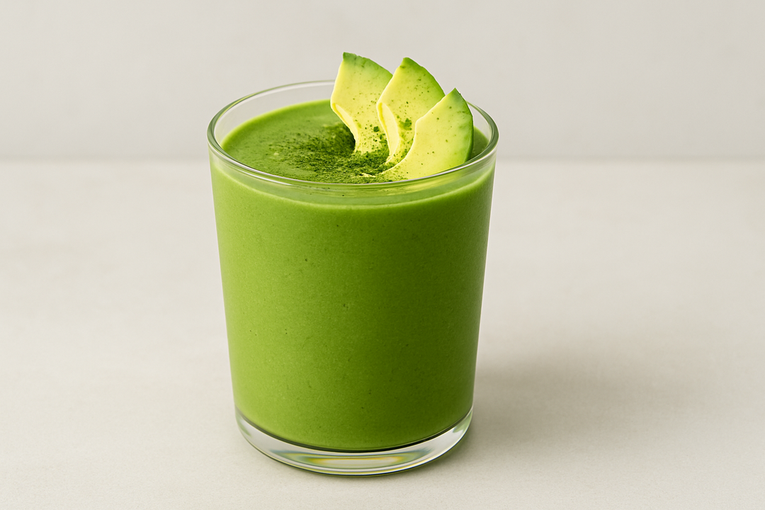 Owocowe Smoothie z Matchą i Awokado