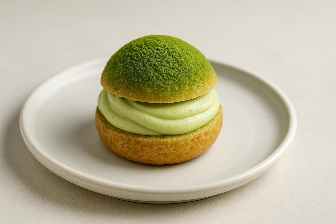 Waniliowe Matcha Profiterole