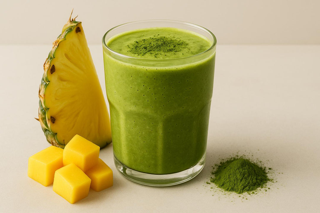 Tropikalne Smoothie z Matchą
