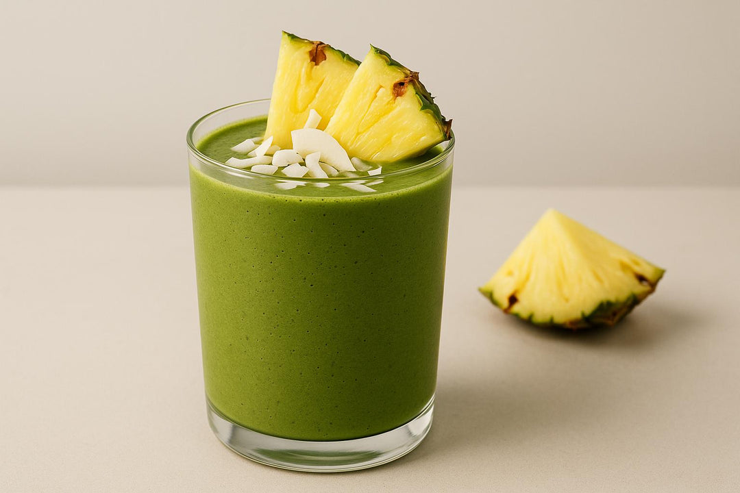 Tropikalne Matcha Smoothie Vibe