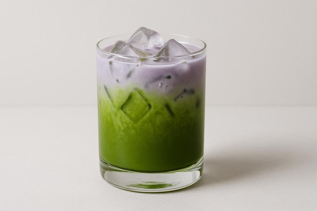 Iced Lavender Matcha Latte Vibe