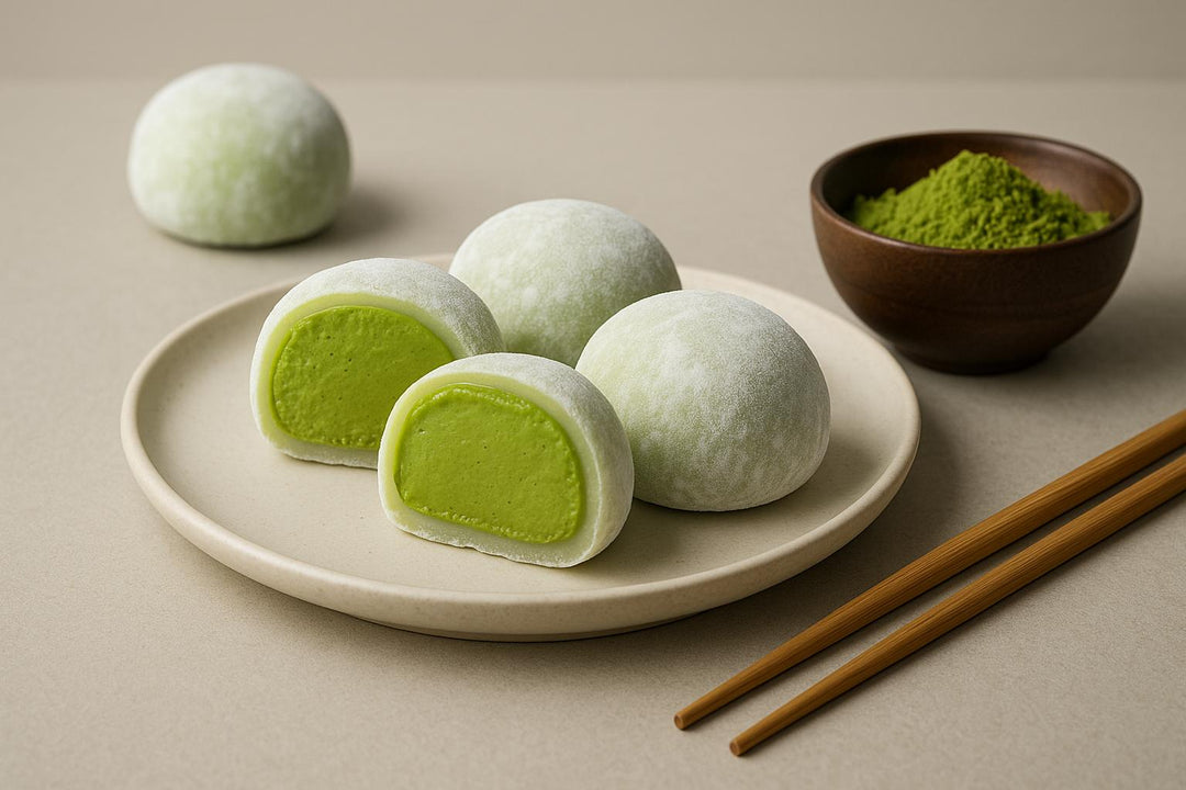 Chłodzące Lody Mochi z Matcha