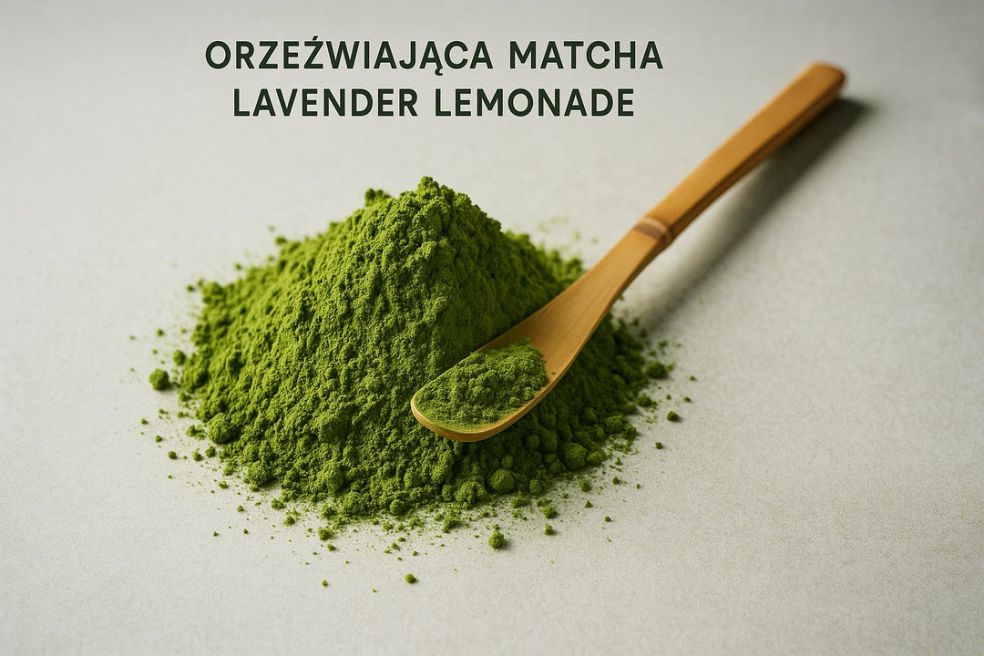 Orzeźwiająca Matcha Lavender Lemonade