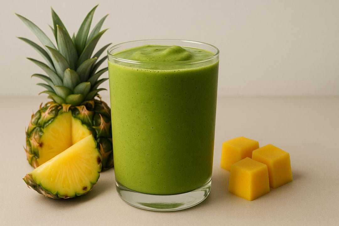 Tropikalny Smoothie z Matchą