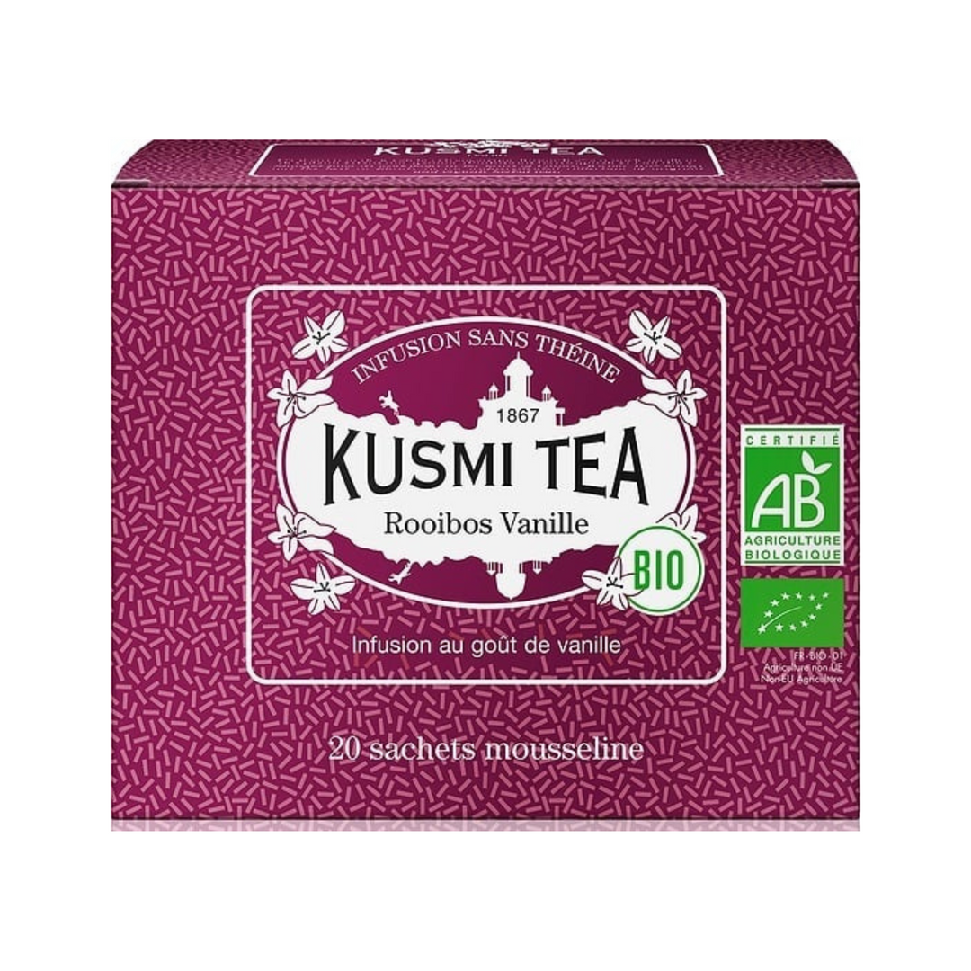 Kusmi Tea – Rooibos Vanilla Bio – Herbata 20 Saszetek